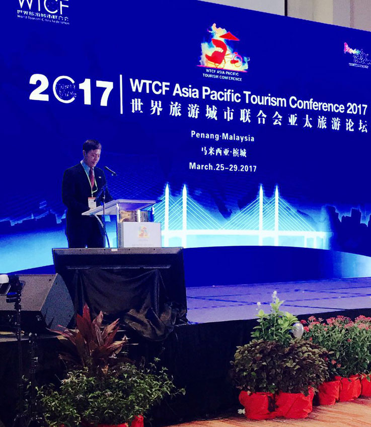 Li Baochun, Deputy Secretary-General of WTCF Host the Main Forum of “One Belt One Road” Initiative in the Promotion of Asia-Pacific Tourism Cities Development