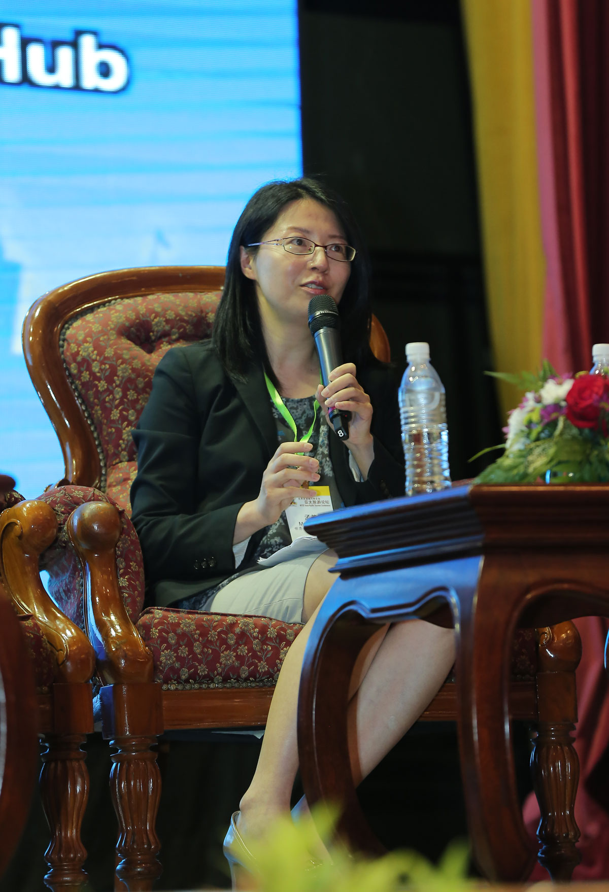 Ms. Meng Fang, Expert of WTCF, Speaking at the Panel Discussion Part 3