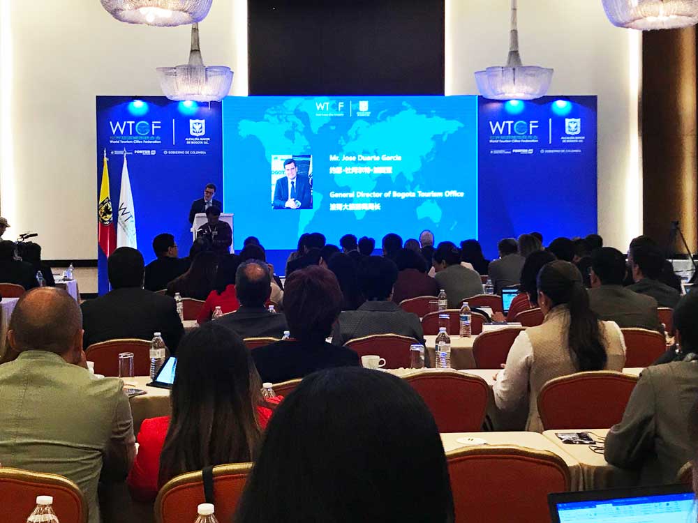 The 2018 WTCF Latin America Tourism Conference took place in Bogota, capital of Colombia from April 23 to 25. Among more than 200 attendees were representatives from city members and institutional members of the WTCF in Colombia, Peru, Argentina, Panama, Brazil, the U.S.A and China, media representatives, as well as tourism representatives from Colombia.