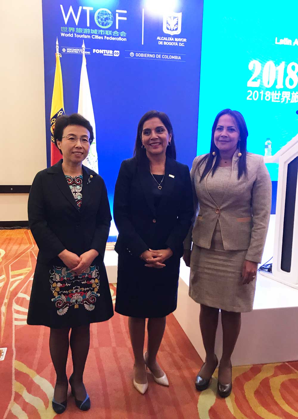 The 2018 WTCF Latin America Tourism Conference took place in Bogota, capital of Colombia from April 23 to 25. Among more than 200 attendees were representatives from city members and institutional members of the WTCF in Colombia, Peru, Argentina, Panama, Brazil, the U.S.A and China, media representatives, as well as tourism representatives from Colombia.