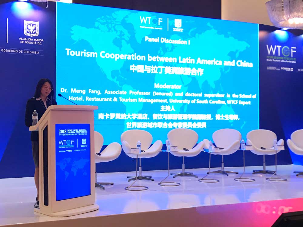 WTCF Expert Dr. Meng Fang hosted the Panel Discussion I