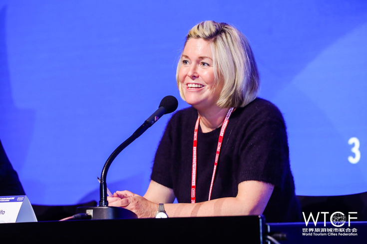 Ms. Laura Aalto, Chief Executive Officer of Helsinki Marketing: The Summit Provides Helsinki a Good Opportunity to Understand Chinese Tourism Market Ms. Laura Aalto, Chief Executive Officer of Helsinki Marketing: The Summit Provides Helsinki a Good Opportunity to Understand Chinese Tourism Market