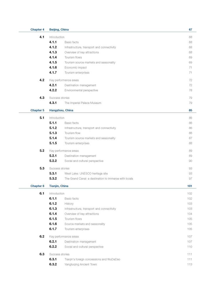 UNWTO/WTCF City Tourism Performance Research