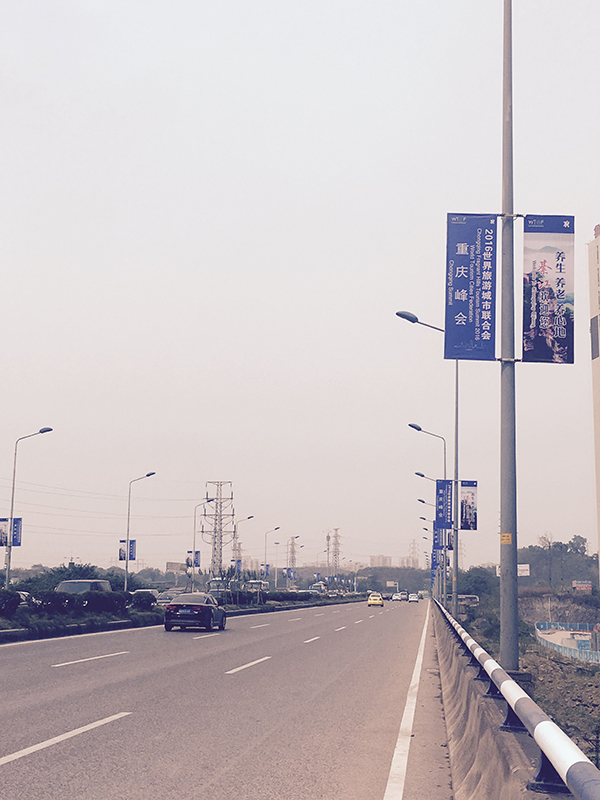 The Promotional Signage has Become a Common Sight with the Upcoming Chongqing Fragrant Hills Tourism Summit 2016