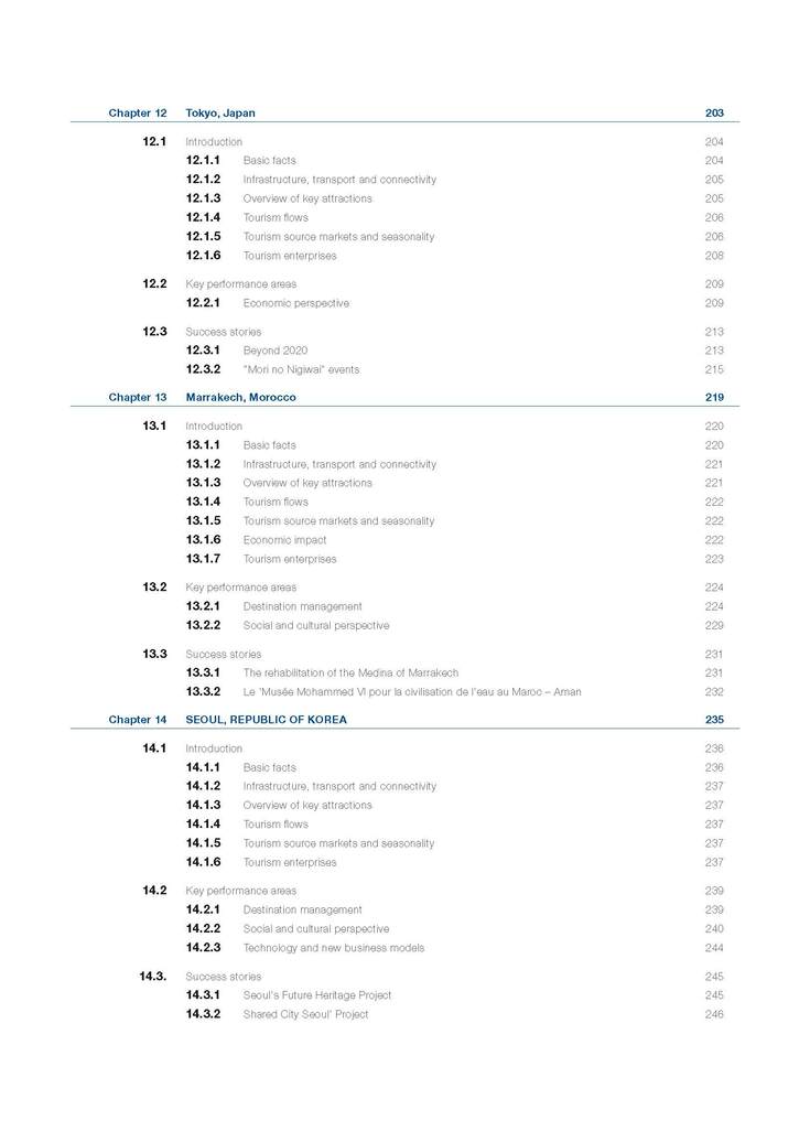 UNWTO/WTCF City Tourism Performance Research