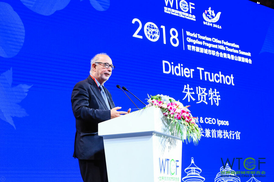 Didier Truchot, President & CEO Ipsos deliverers keynote speech at the opening ceremony